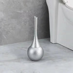 Stylische Toilettenbürste in Gold mit Ergonomischem Griff und Halter