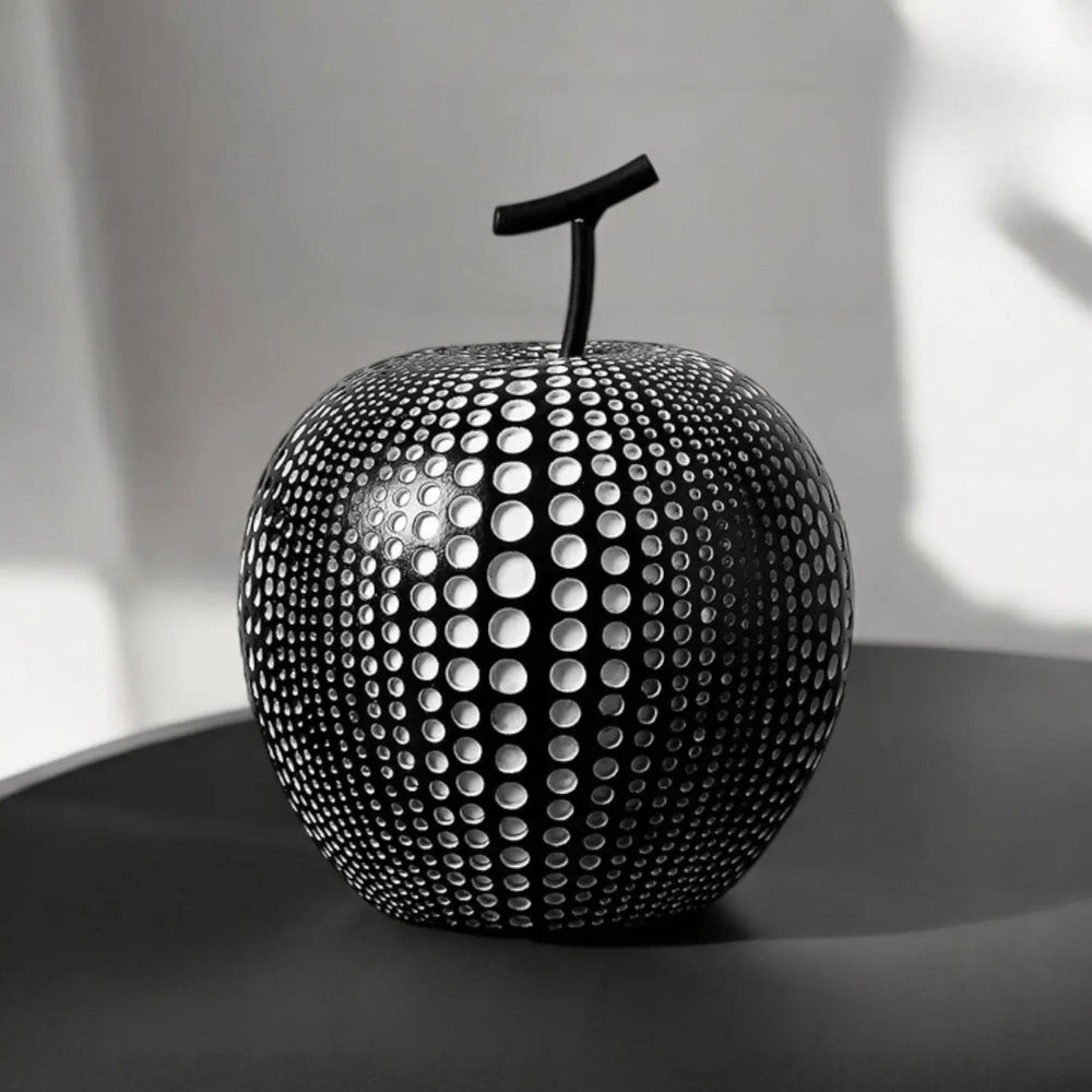 Stilvolle Apfel-Skulptur aus hochwertigem Harz für Ihr Zuhause