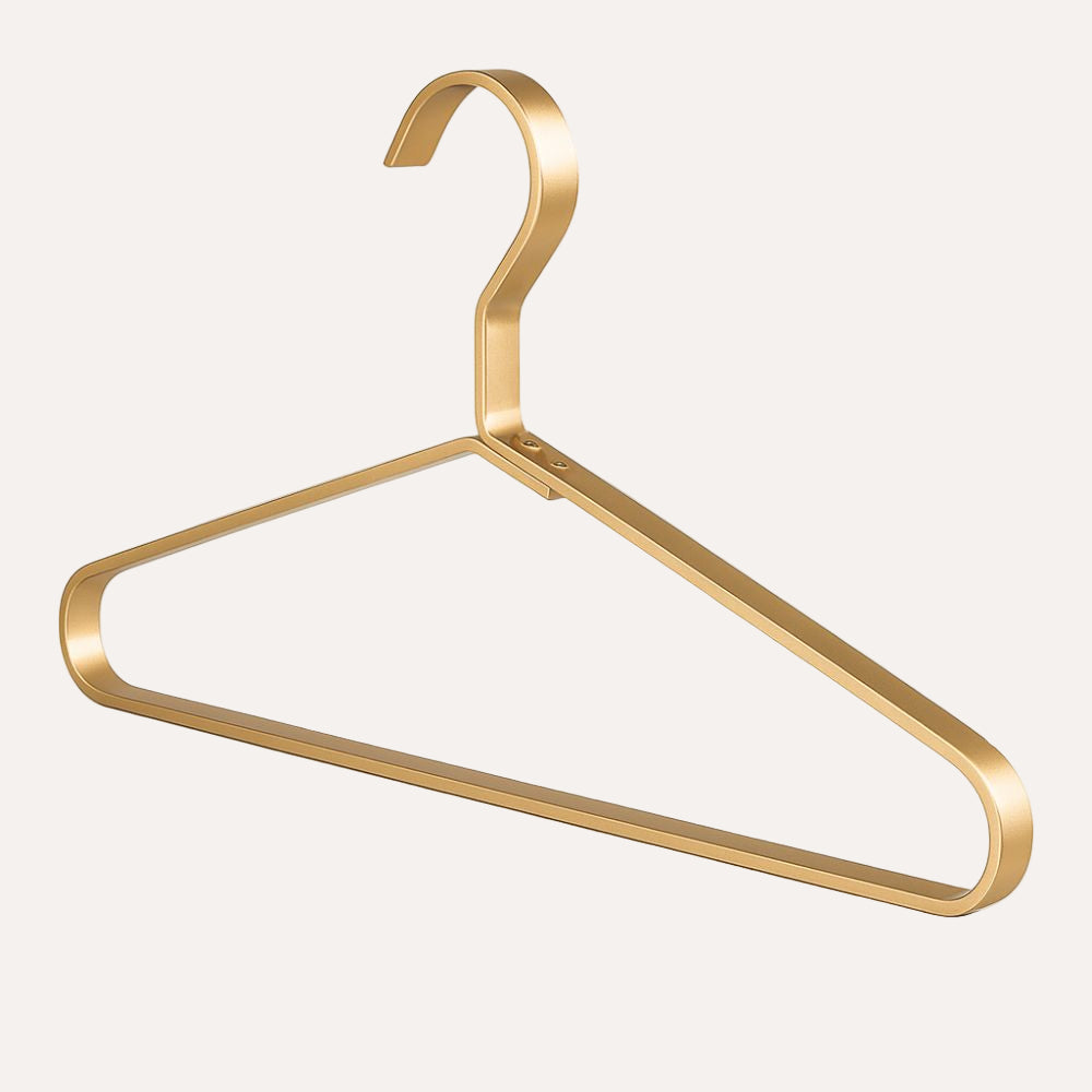 Stilvolle Aluminium Kleiderbügel im Slimline-Design (4 Stück)