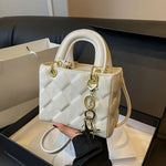 Stylish mini handbag for women with gold details