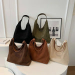 Stilvolle Wildlederhandtasche für modebewusste Frauen