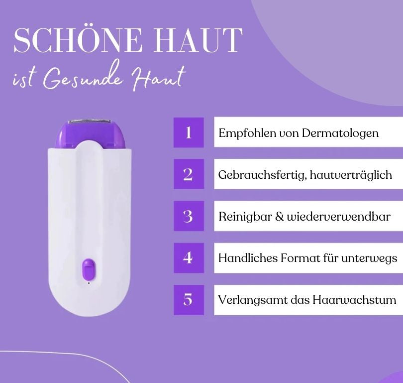 Electric Hair Removal Device for Women | Gentle Micro-Oscillation Technology | SmoothGenius