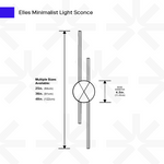 Elegante LED-Wandleuchte für stilvolles Wohnen