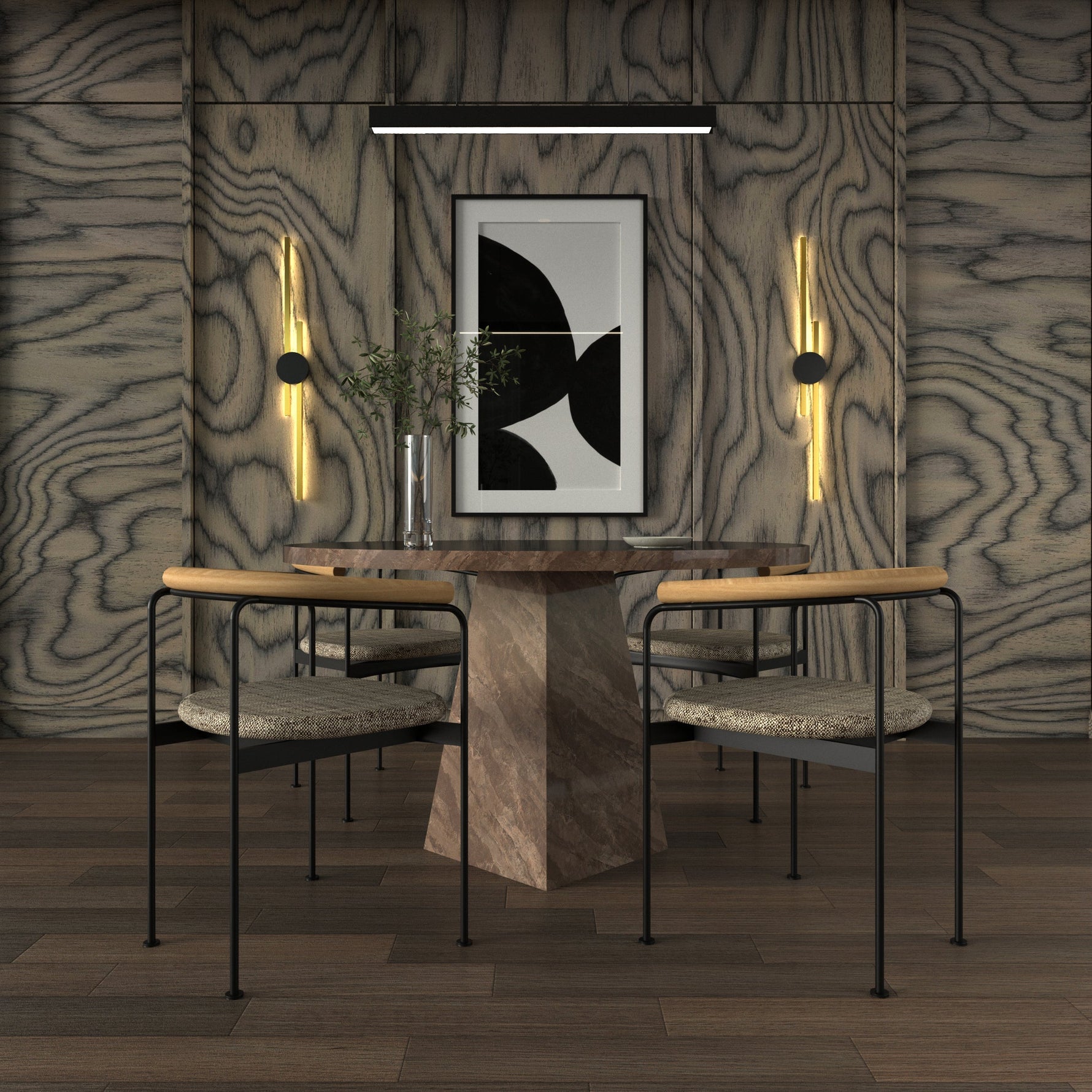 Elegante LED-Wandleuchte für stilvolles Wohnen