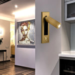 Wall Lamp with Flexible Reading Light – Elegant LED Night Lamp