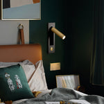 Wall Lamp with Flexible Reading Light – Elegant LED Night Lamp