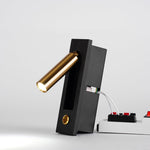 Wall Lamp with Flexible Reading Light – Elegant LED Night Lamp