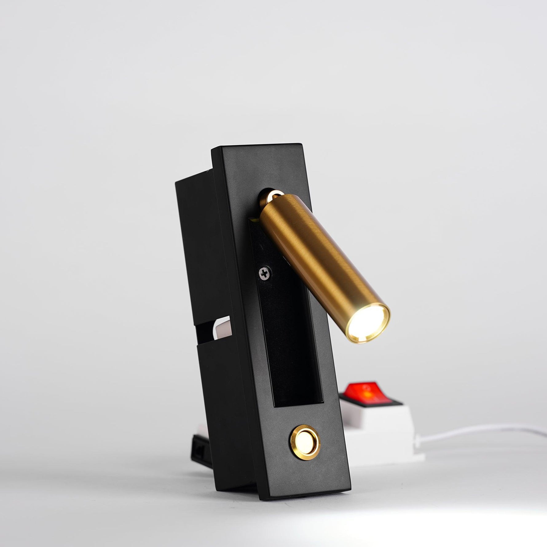 Wall Lamp with Flexible Reading Light – Elegant LED Night Lamp