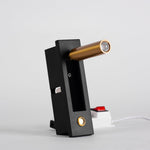 Wall Lamp with Flexible Reading Light – Elegant LED Night Lamp