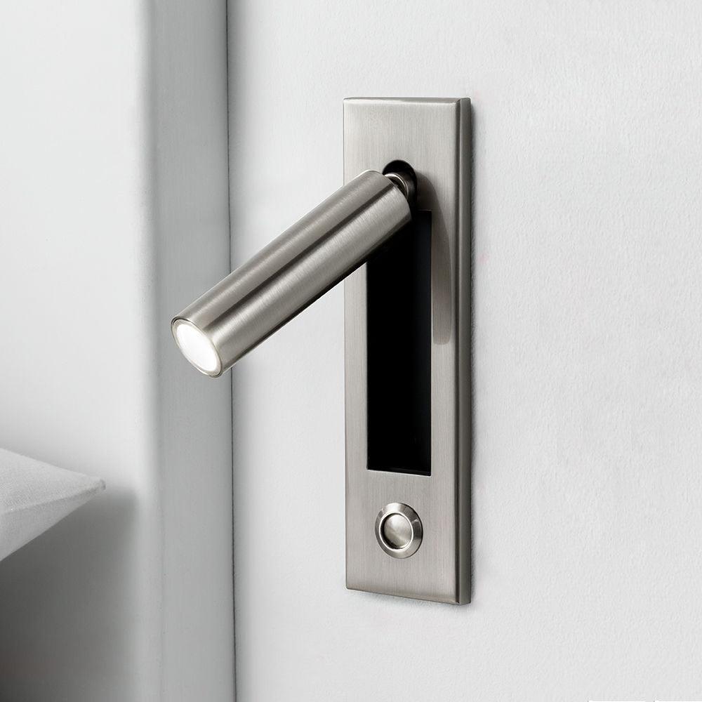 Wall Lamp with Flexible Reading Light – Elegant LED Night Lamp