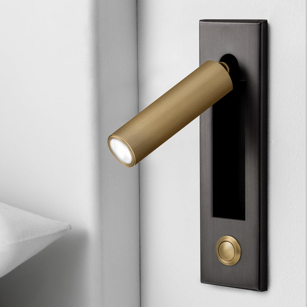 Wall Lamp with Flexible Reading Light – Elegant LED Night Lamp