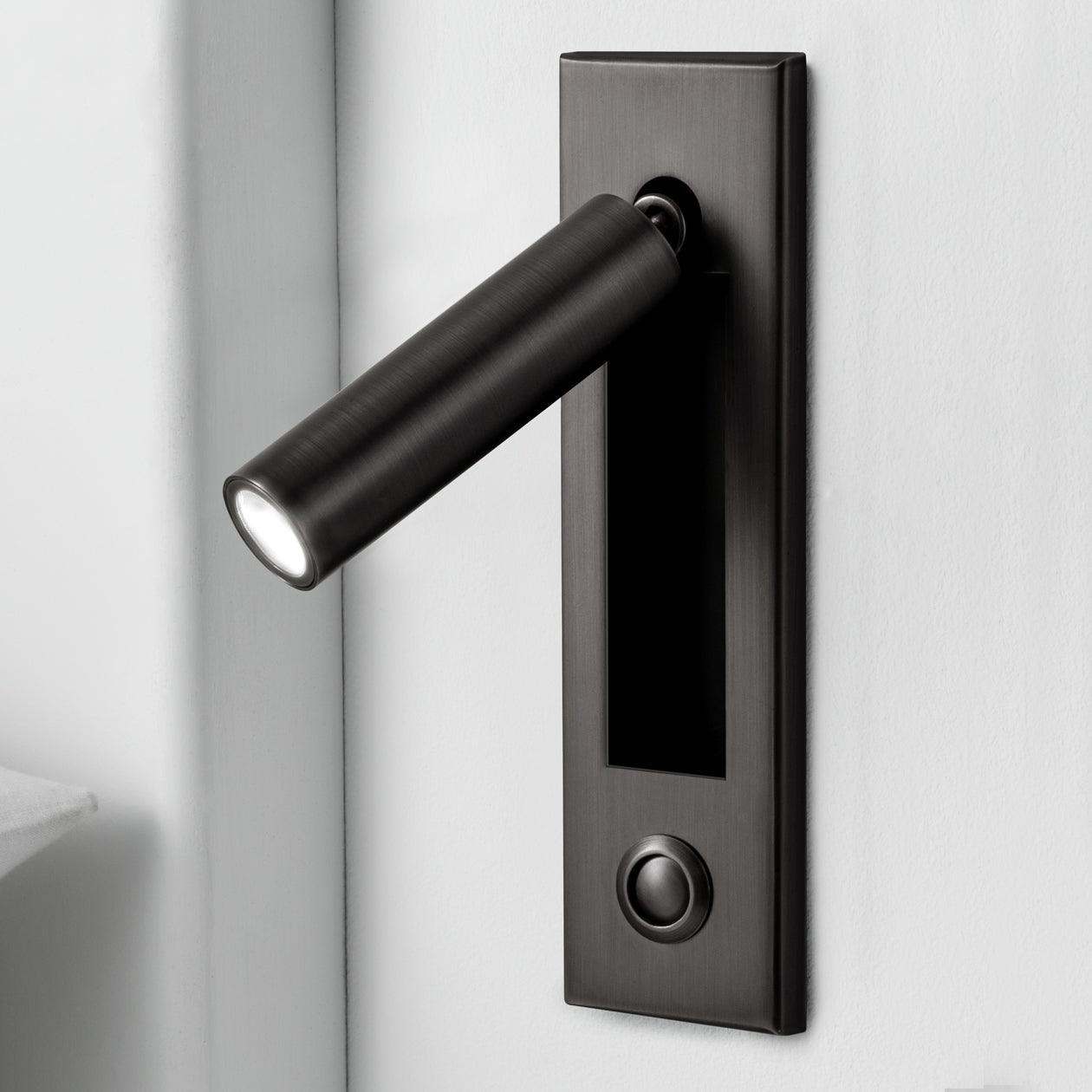 Wall Lamp with Flexible Reading Light – Elegant LED Night Lamp