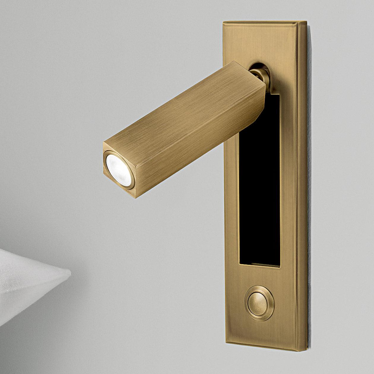 Wall Lamp with Flexible Reading Light – Elegant LED Night Lamp