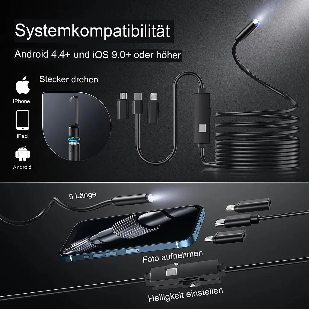 Flexible Endoscope Camera – Discover Hidden Areas