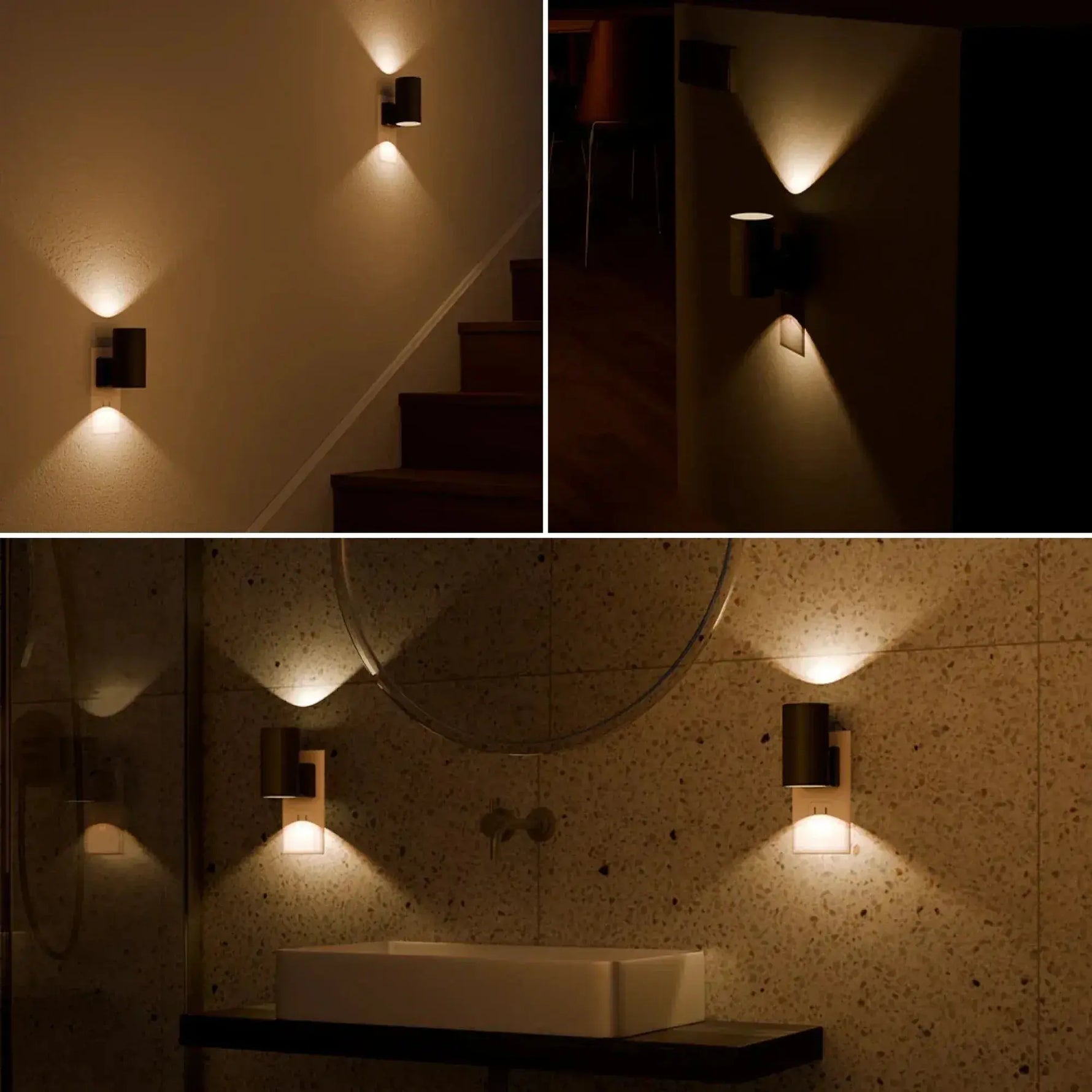 Dimmable LED night light with twilight sensor