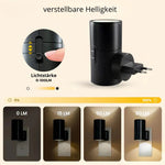 Dimmable LED night light with twilight sensor