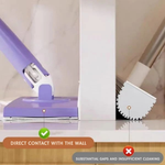 Hygienischer Flachmopp mit 360° Drehkopf – Berührungsfreies Reinigen