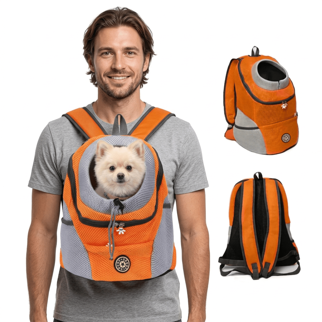 Bequemer Hundetransport-Rucksack mit Ergonomischem Design