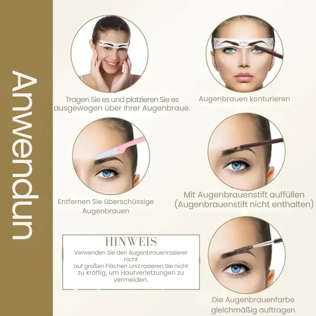 BrowMaster™ Eyebrow Set – Perfect, Symmetrical Eyebrows in an Instant