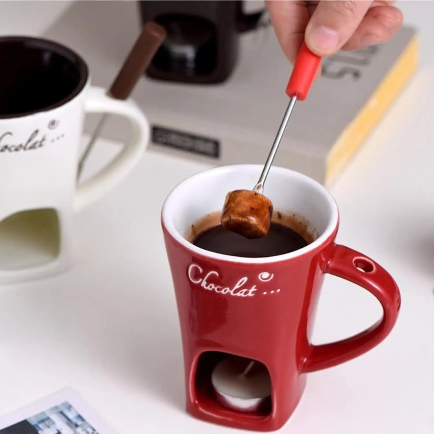 Elegant Chocolate Fondue Mug – For Unforgettable Moments of Indulgence