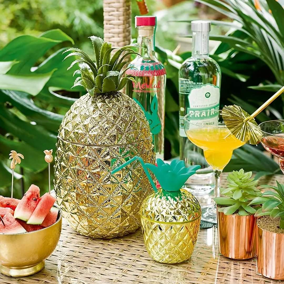 Pineapple Motif Storage Set with Style