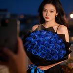 Eternal Glitter Rose | Handmade Artificial Flower for Any Occasion | Sparkling Decoration | Stylish Gift Set for Special Moments | Easy Care & Durable
