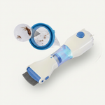 Efficient Head Lice Remover | Hygienic Vacuum System | Stainless Steel Tines | Chemical-Free Treatment | LED Light Control | Hygiene Filter Included