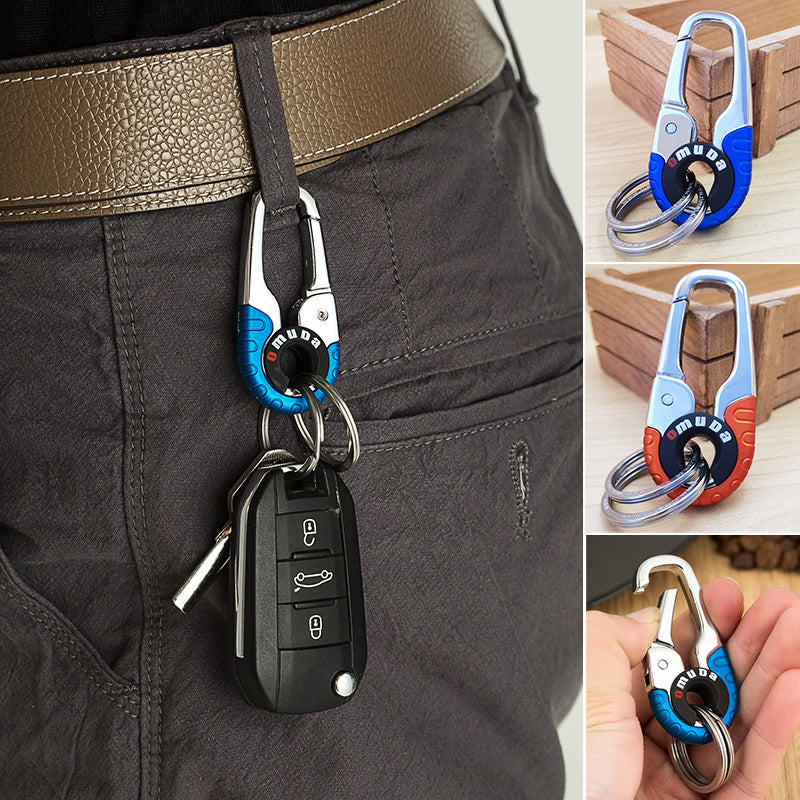 Creative stainless steel keyring