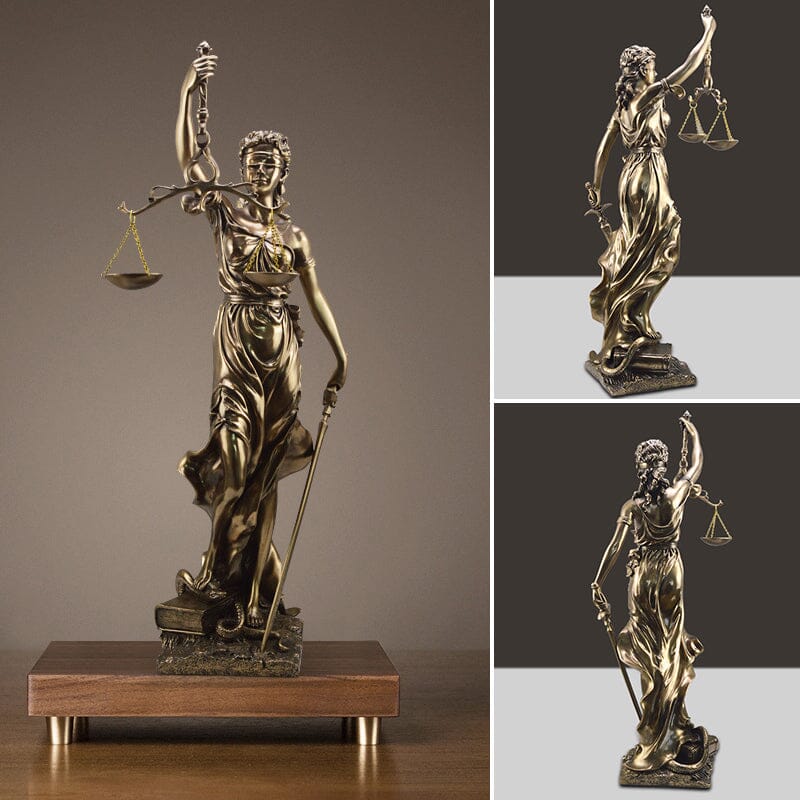 Elegantes Kunstwerk der Gerechtigkeit