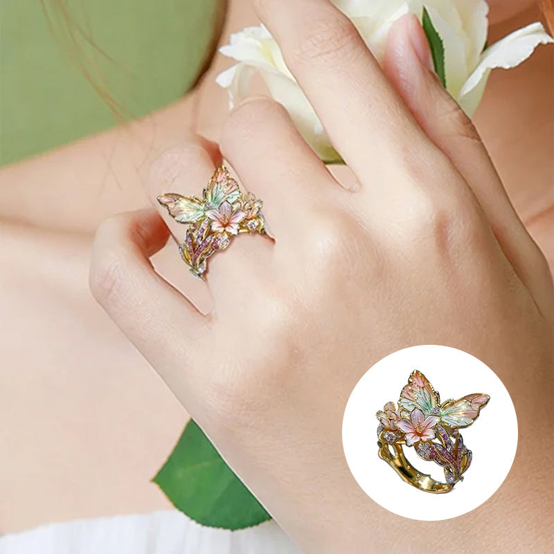 Ring with Butterfly Blossom