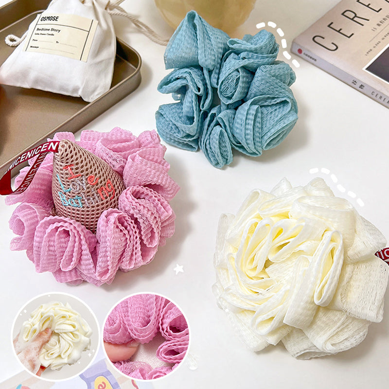 Bath Bomb Sweet Ice Cream Scrub Towel