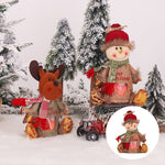 Christmas gift bags with zipper design