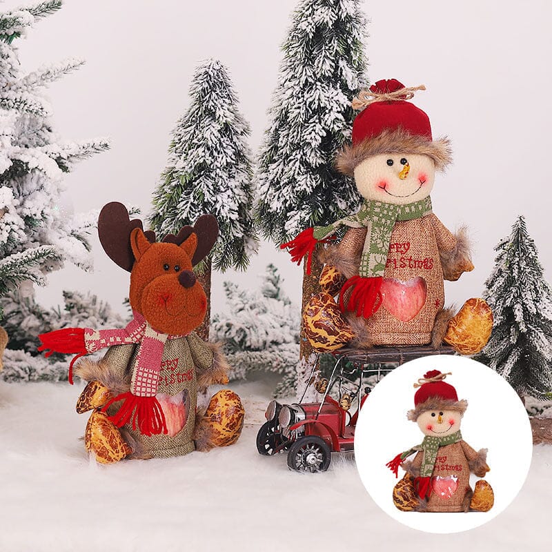 Christmas gift bags with zipper design
