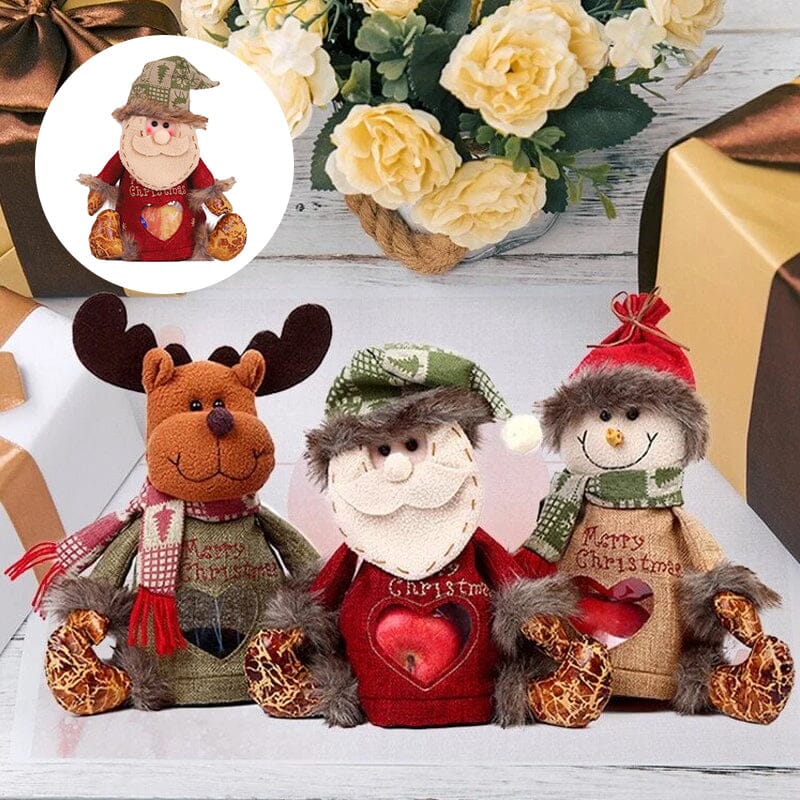 Christmas gift bags with zipper design