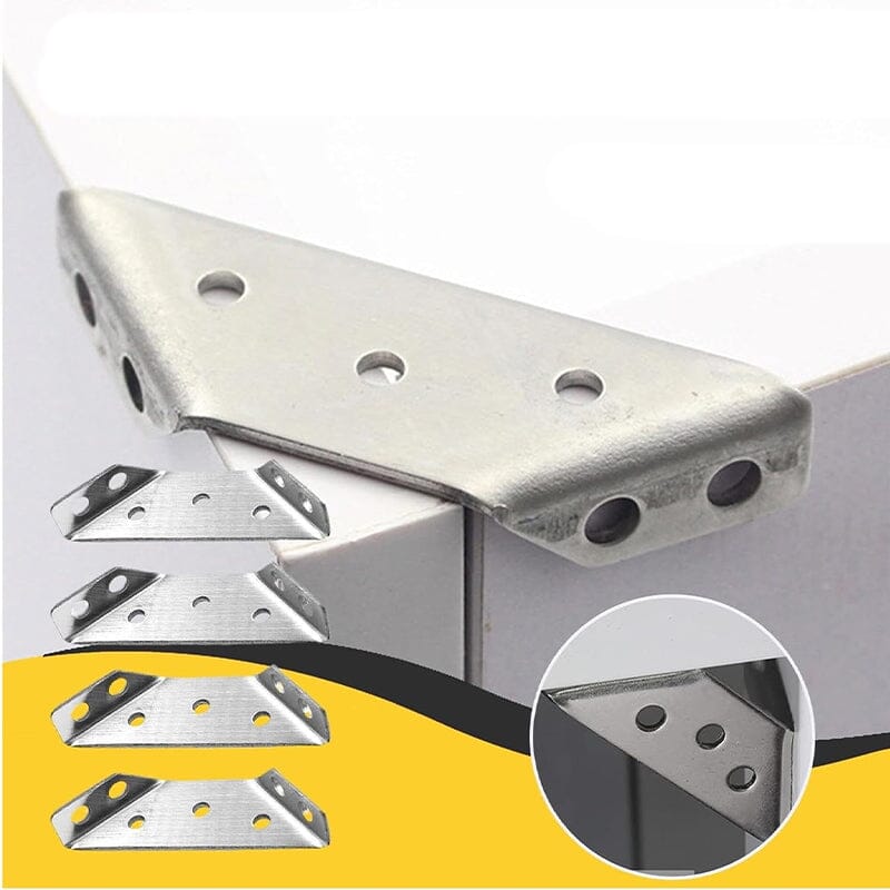 Stable stainless steel furniture corner connectors for perfect support
