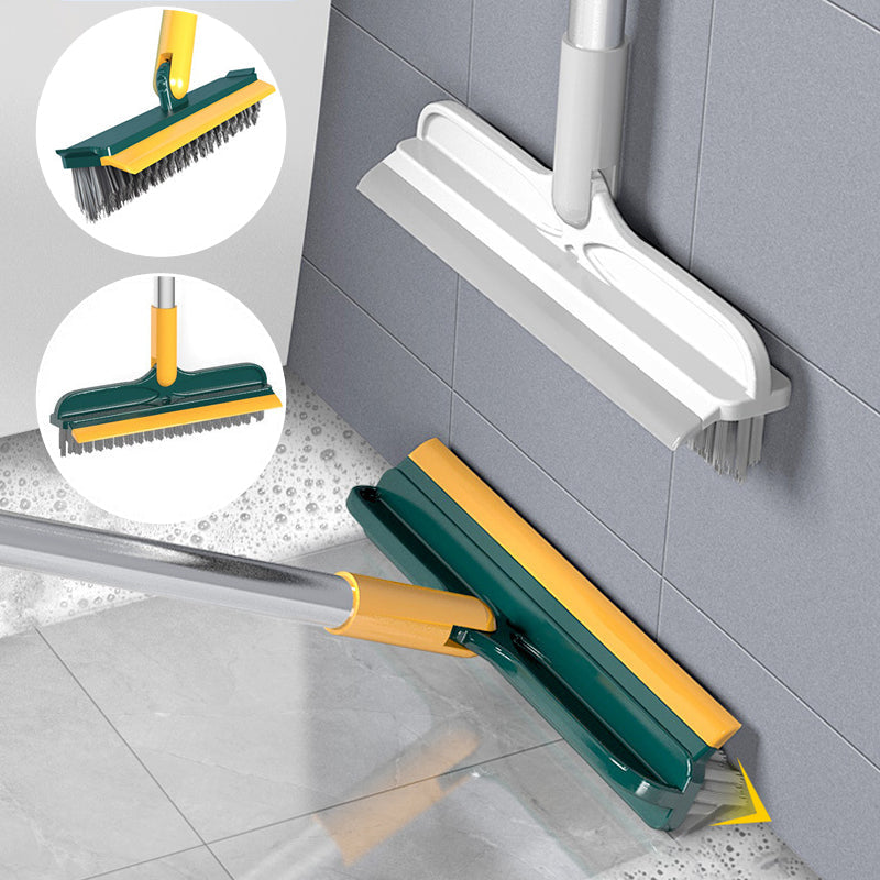 2-in-1 Floor Cleaning Brush with Scrubber