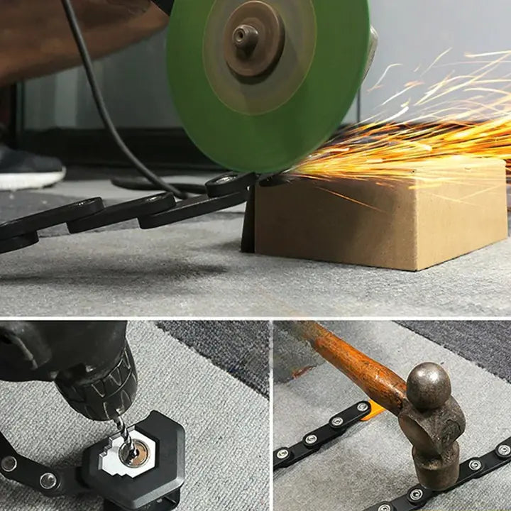 Folding Bicycle Lock | Resistant to drilling and prying