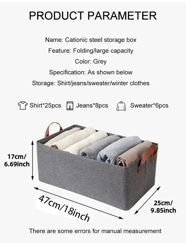 Practical Folding Wardrobe with High Load Capacity – Breathable & Moisture-Resistant