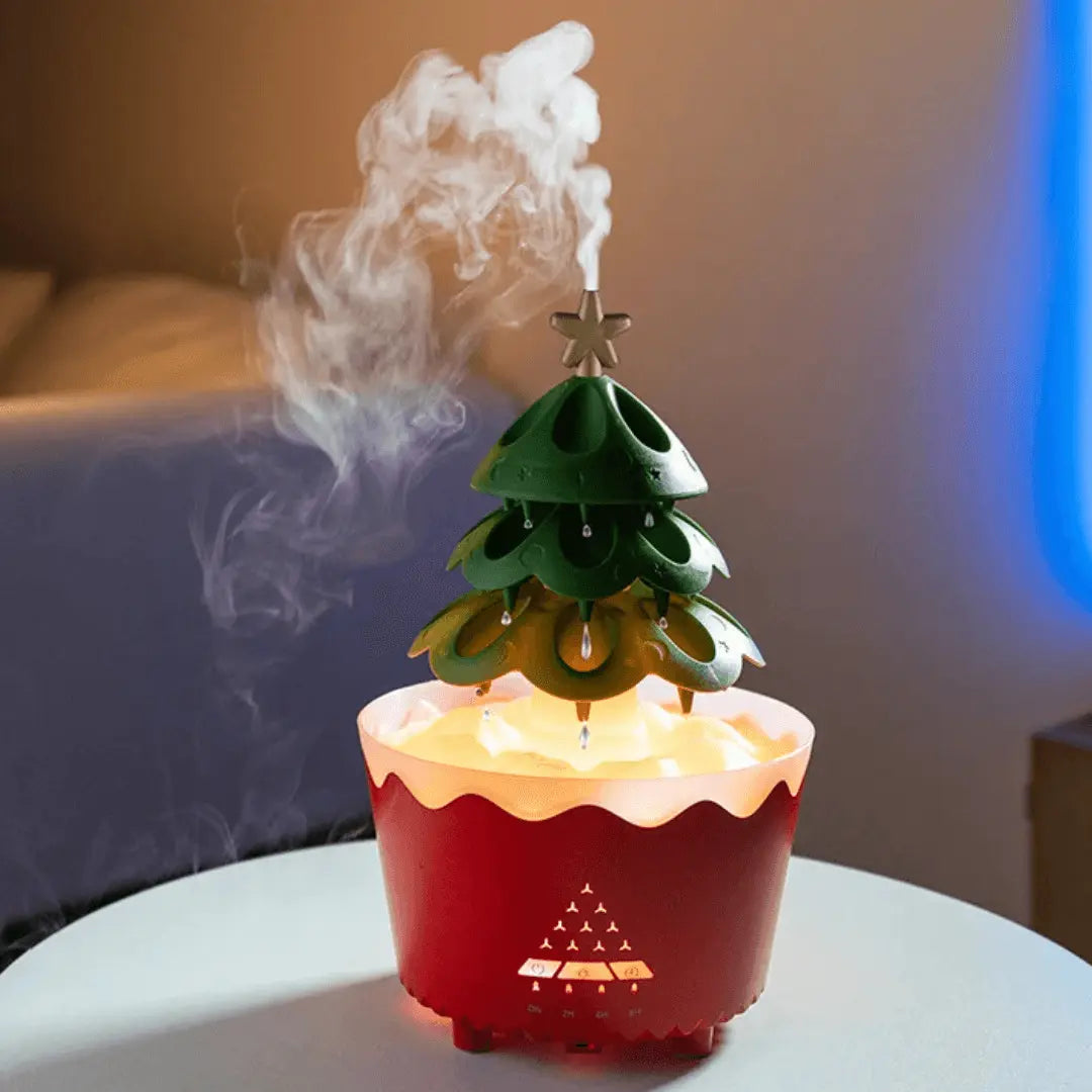 Weihnachts-Aromaspender – USB-Luftbefeuchter mit LED-Beleuchtung