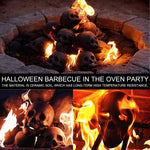 Creepy Elegance: Fireproof Skull Figurine for Your Decor