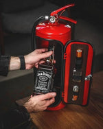 Geheime Bar im Feuerlöscher-Design – Stilvoller Getränkeschutz