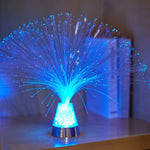 Faszinierende Lichtskulptur mit Kristallfuß – Farbenfrohe Atmosphäre für Ihr Zuhause