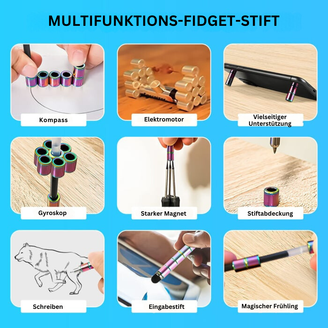 FidgetFlux – Magnetischer Fidget-Stift für Kreativität und Entspannung