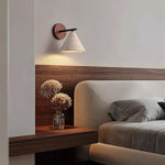 Natural Stone Wall Lamp – Stylish Wooden Light with Travertine Shade for Cozy Illumination