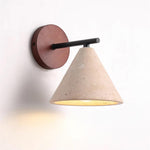 Natural Stone Wall Lamp – Stylish Wooden Light with Travertine Shade for Cozy Illumination