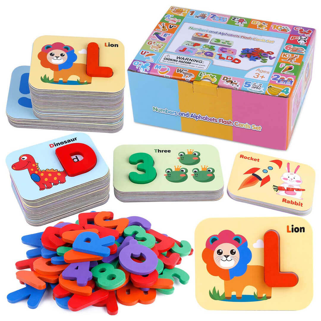 Lernkarten - Buchstaben und Zahlen für kleine Entdecker