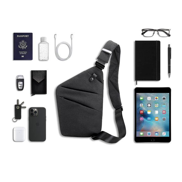 Stilvolle Multifunktions-Brusttasche für aktive Männer