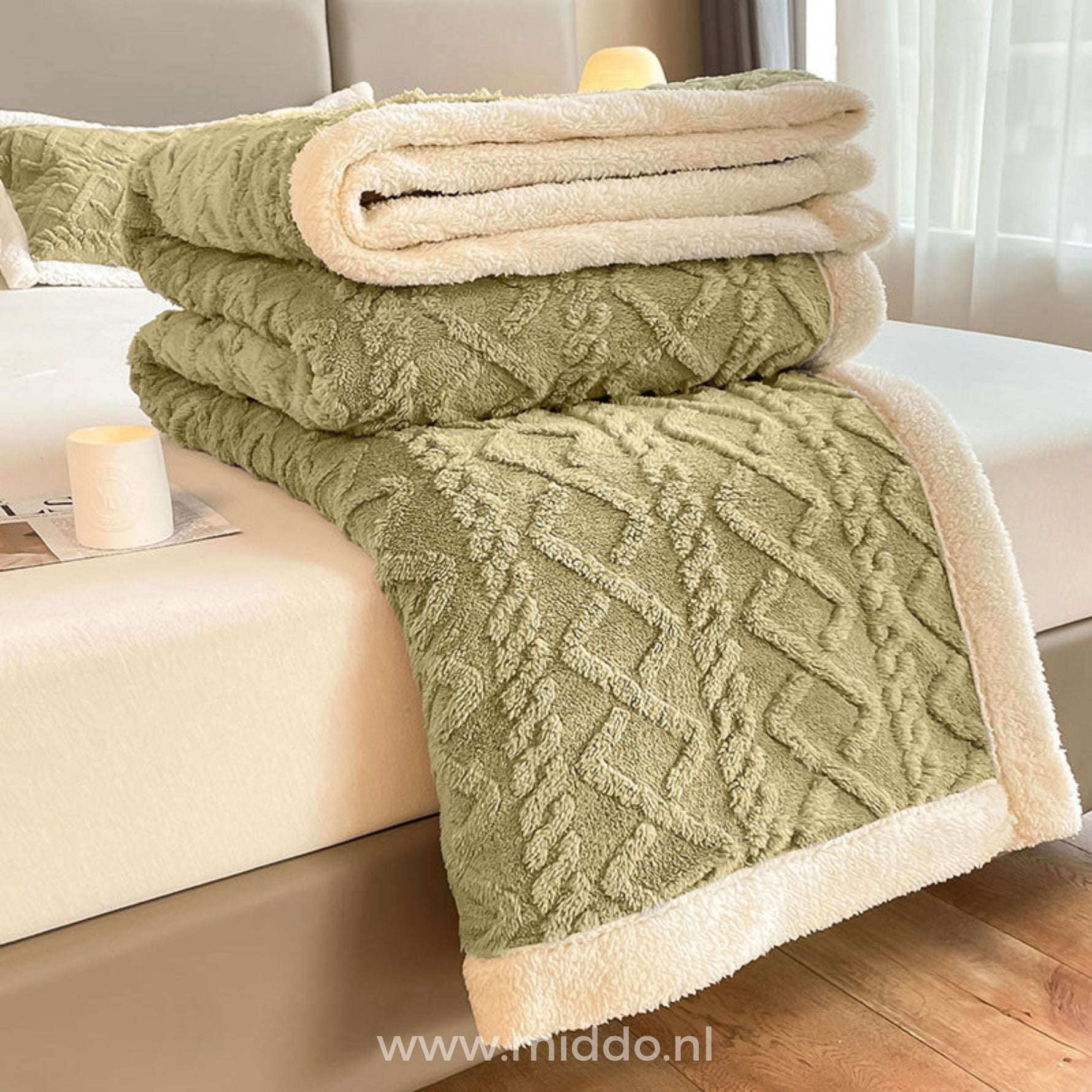 Gemütliches Fleece-Bettlaken-Set | Weich und warm mit Gratis-Kissenbezügen!