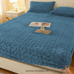 Gemütliches Fleece-Bettlaken-Set | Weich und warm mit Gratis-Kissenbezügen!