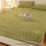 Gemütliches Fleece-Bettlaken-Set | Weich und warm mit Gratis-Kissenbezügen!